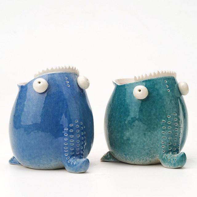 Indoor Succulent Pots, Ceramic Planter, Whale Lover Pots Gifts