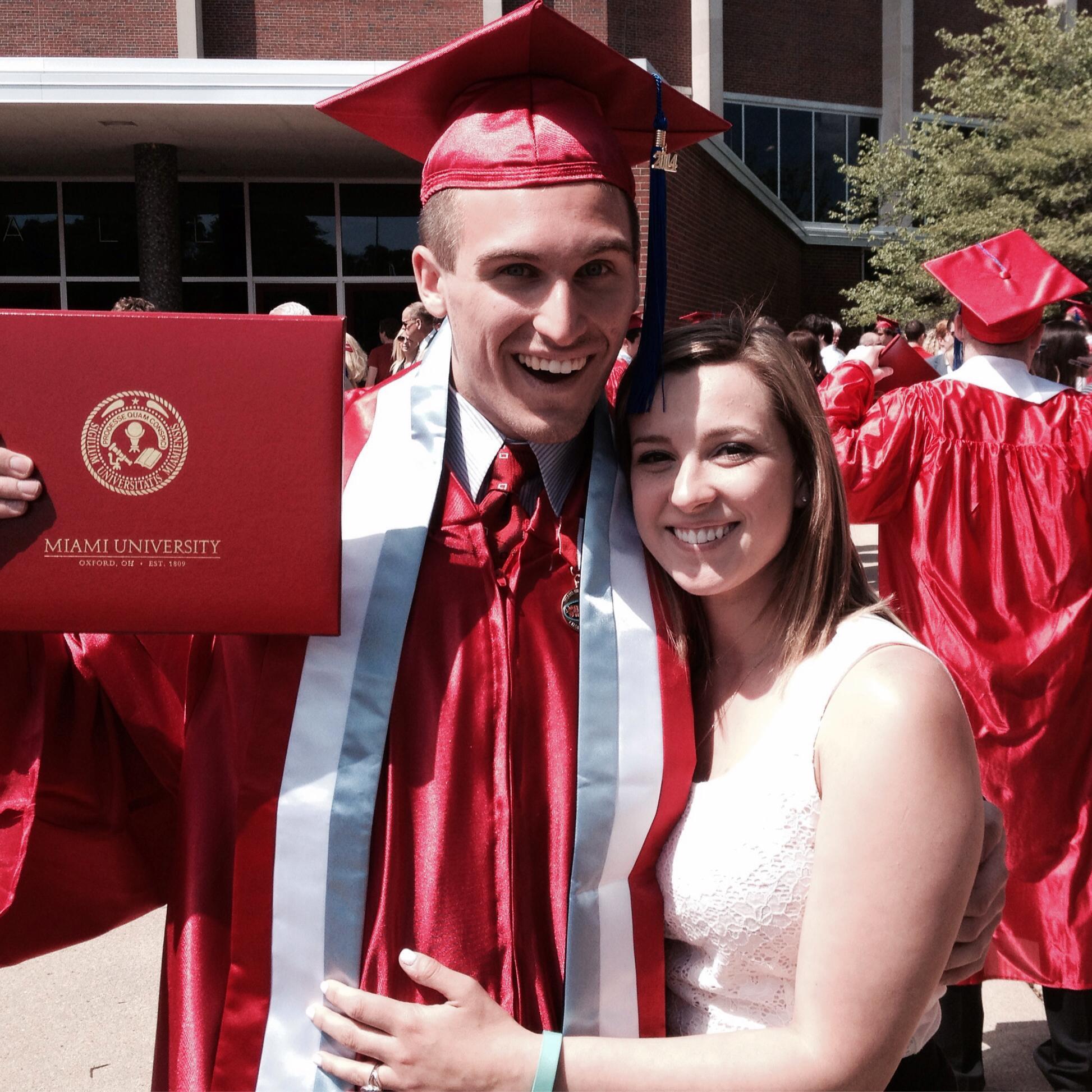 Connor's college graduation 
2014