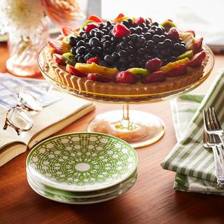 Newport Garden Gate Canape Plate, Set of 4