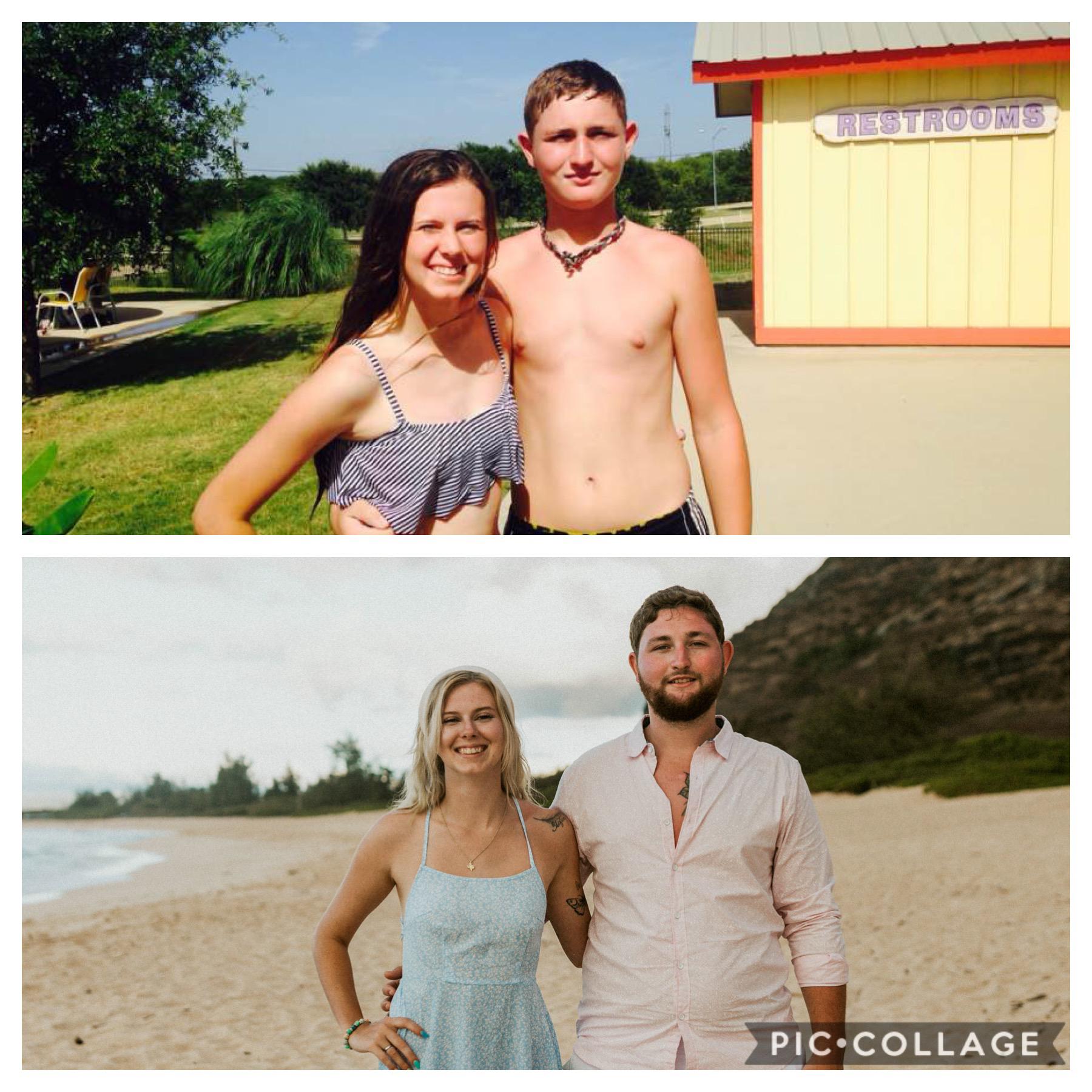 From the day we met at Hawaiian Falls 7/8/14 to the day we got engaged in Hawaii on 7/8/21!