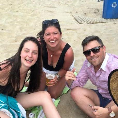 Beach day in Asbury Park, New Jersey with Maria