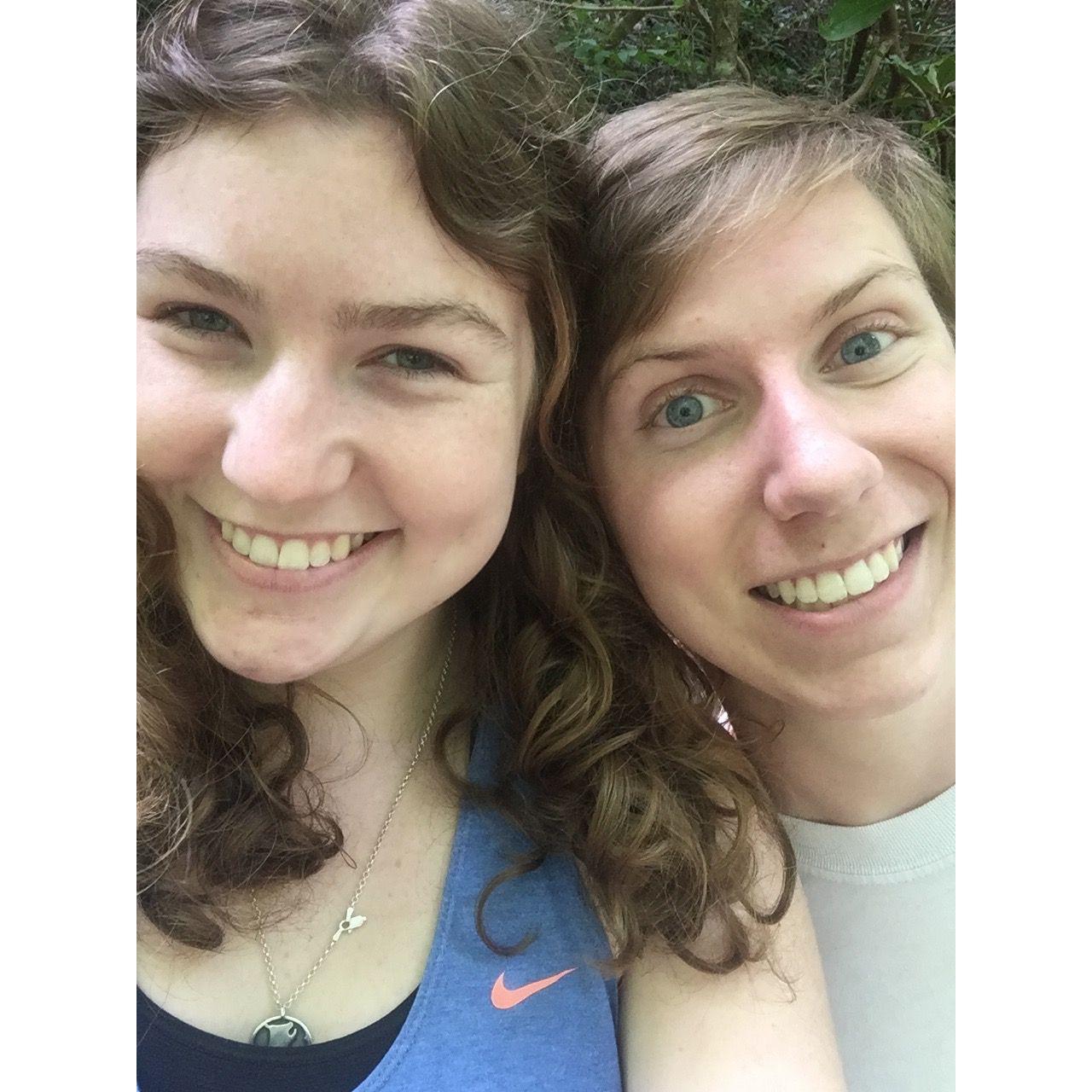 This was our first time getting super lost in the mountains! But we found our way to the waterfall eventually.