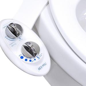 Luxe Bidet Neo 120 - Self Cleaning Nozzle - Fresh Water Non-Electric Mechanical Bidet Toilet Attachment (white and white)