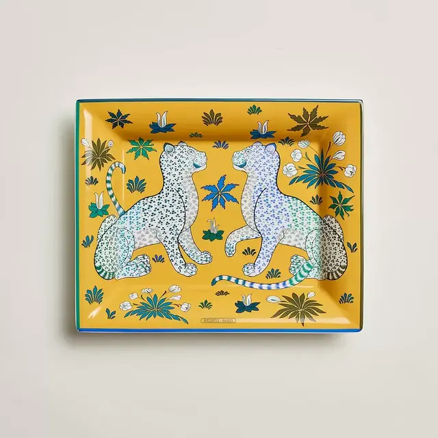Hermes Les Leopards change tray