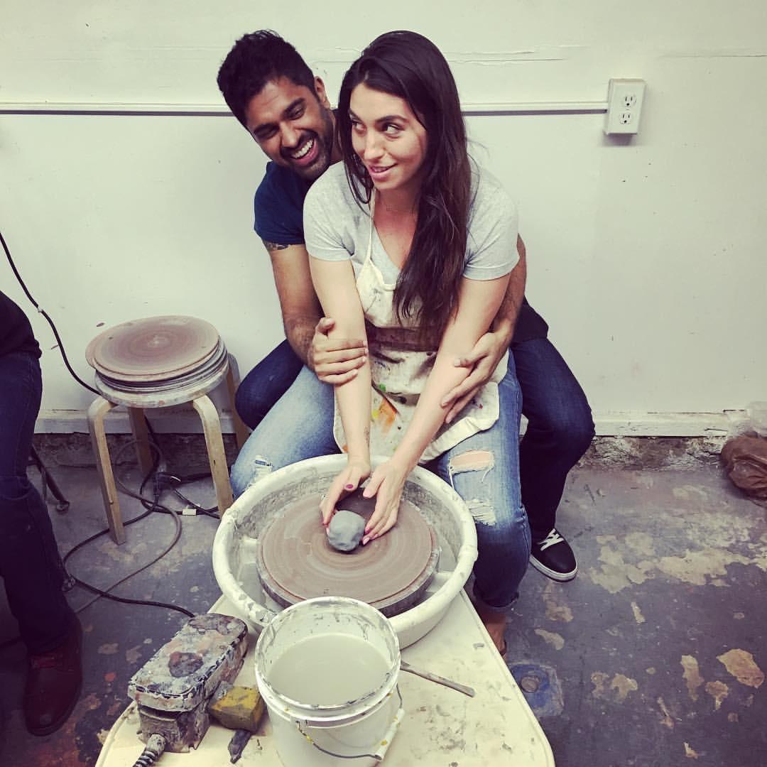 Recreating that one scene from 'Ghost' for Valentine's Day