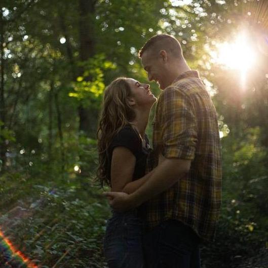 Joyful, candid moments during the engagement photoshoot