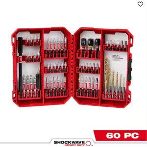 SHOCKWAVE Impact Duty Alloy Steel Screw Driver Bit Set (60-Piece)