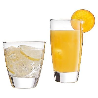 Luminarc Elite 15oz and 10.75oz Tumbler Glass Set, 16-pc. (8 of each)