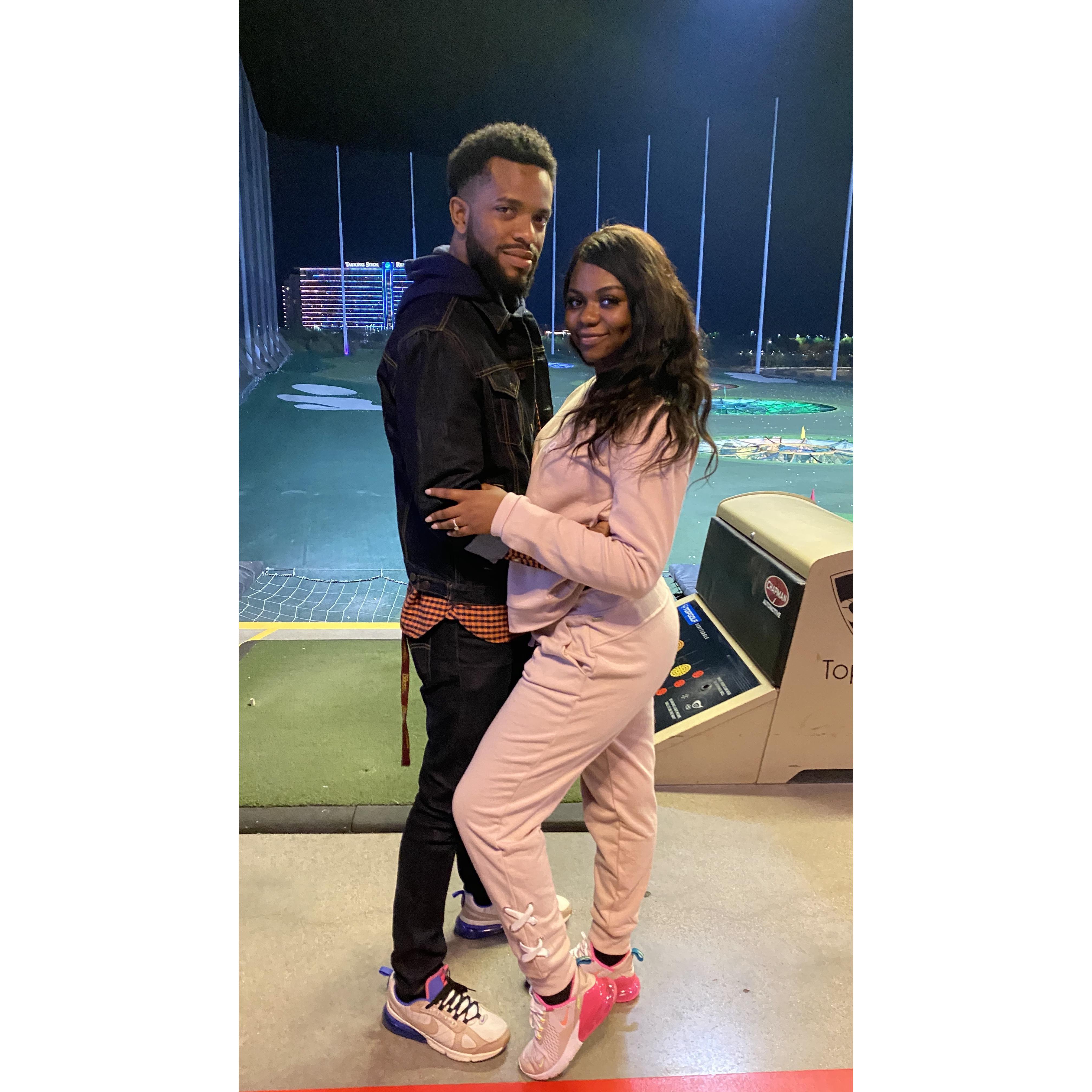 First Time @ Top golf