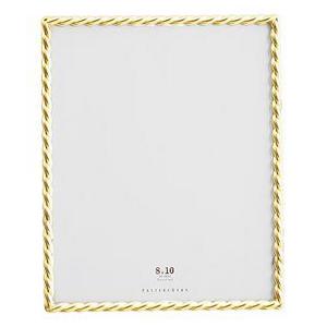 Rope Plated Frame, Gold - 8 x 10"