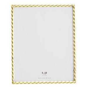 Rope Plated Frame, Gold - 8 x 10"