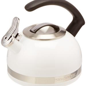 KitchenAid KTEN20CBWH 2.0-Quart Kettle with C Handle and Trim Band - White
