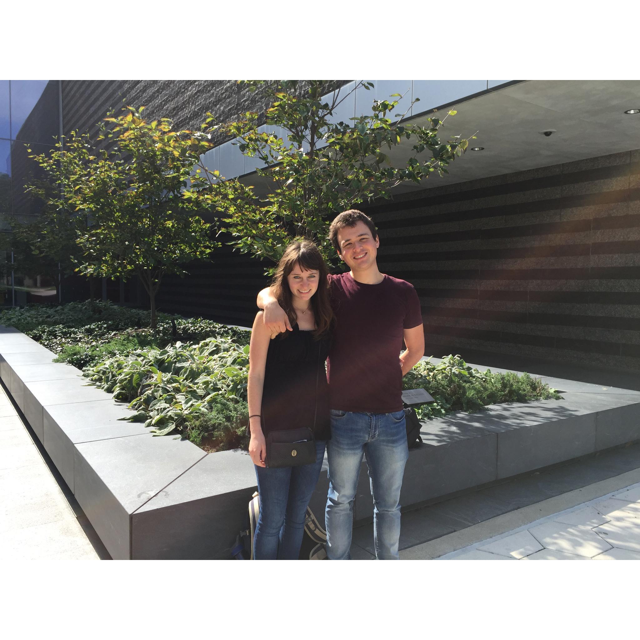 Long distance reunion in Cleveland