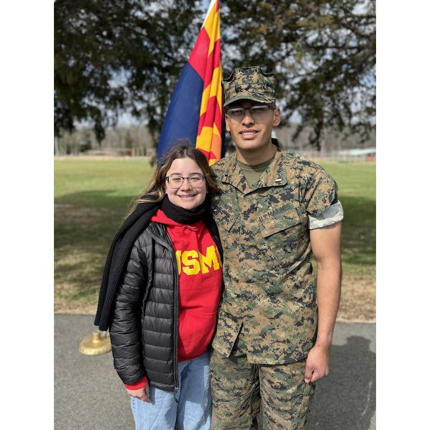 At Ylia's OCS graduation