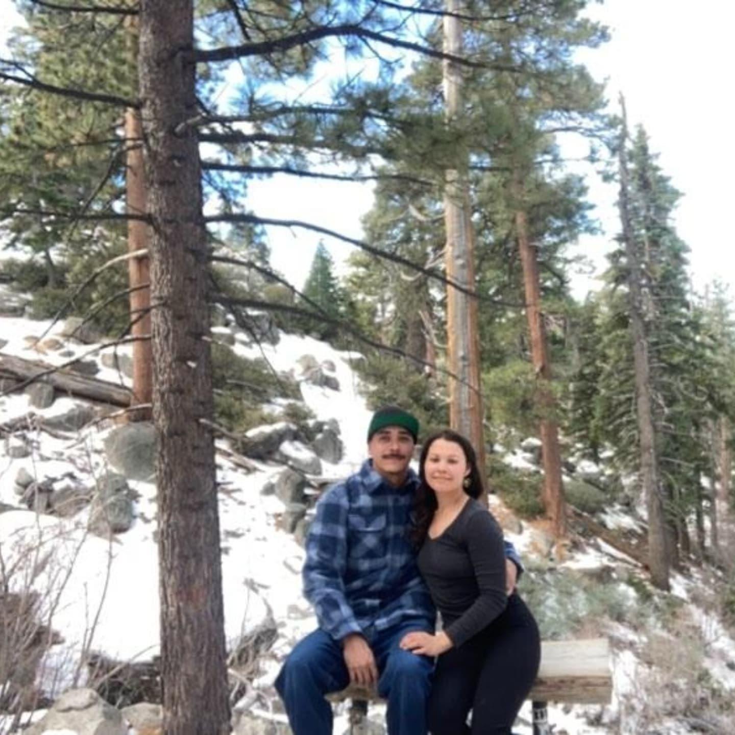 Our first photo & hike together