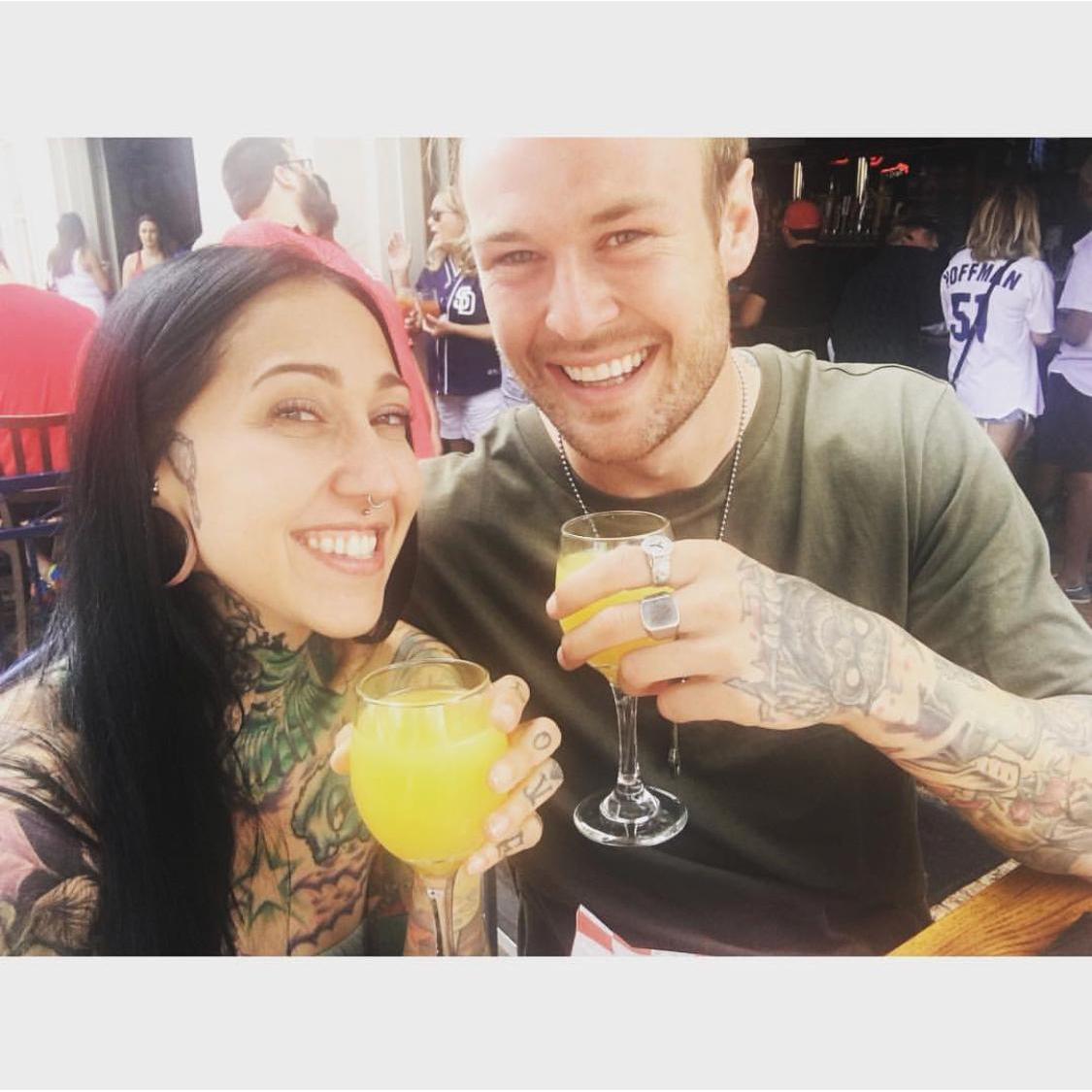 Our first photo, ever, together