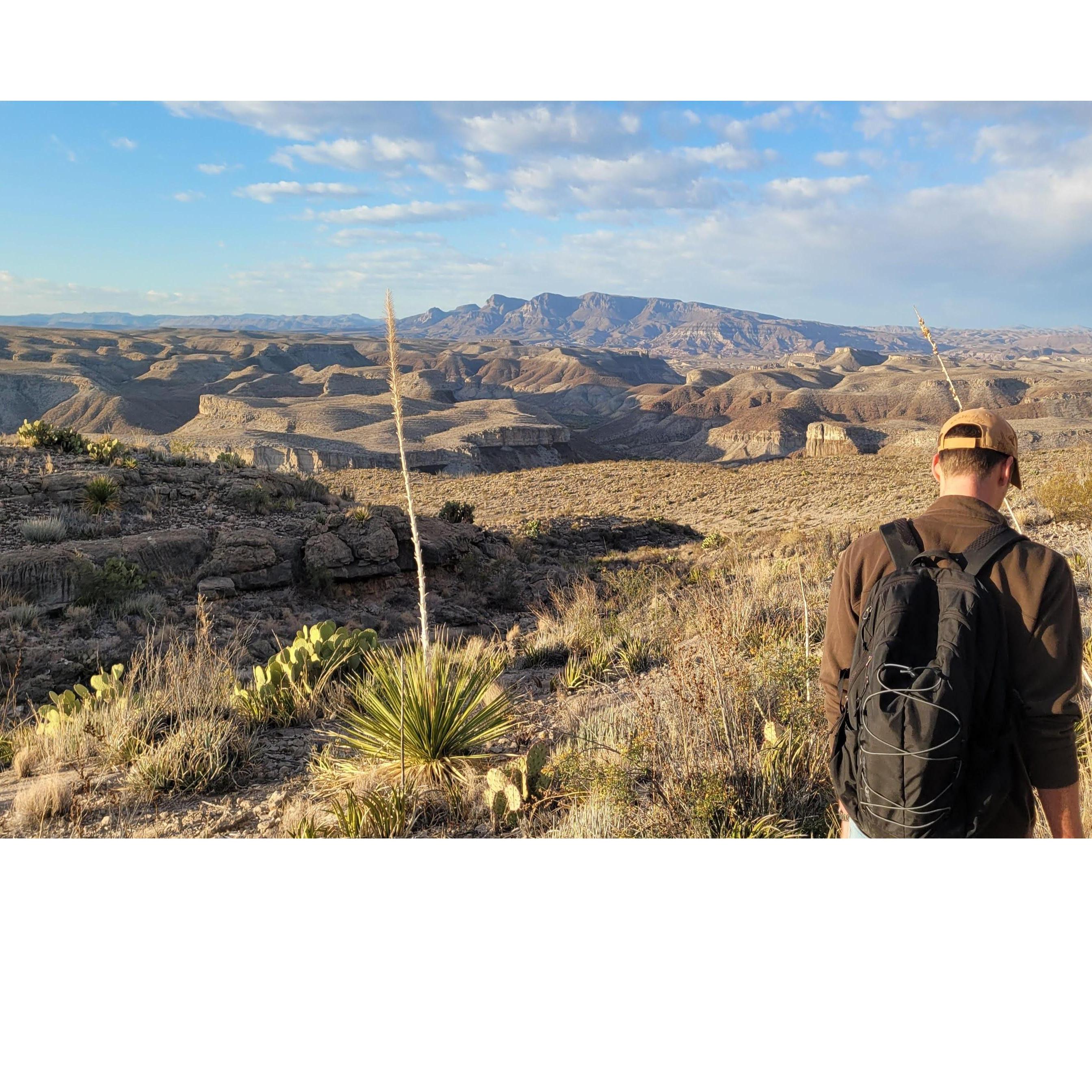 The Mesa de Anguila trail is one of our absolute favorite hidden gems, the trailhead is located behind the Lajitas stables at the resort