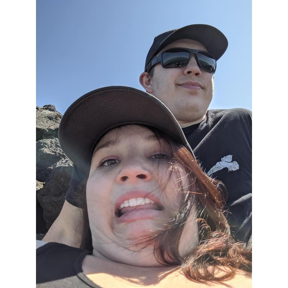 Don't take life too seriously (Harley's favorite picture of Devon)