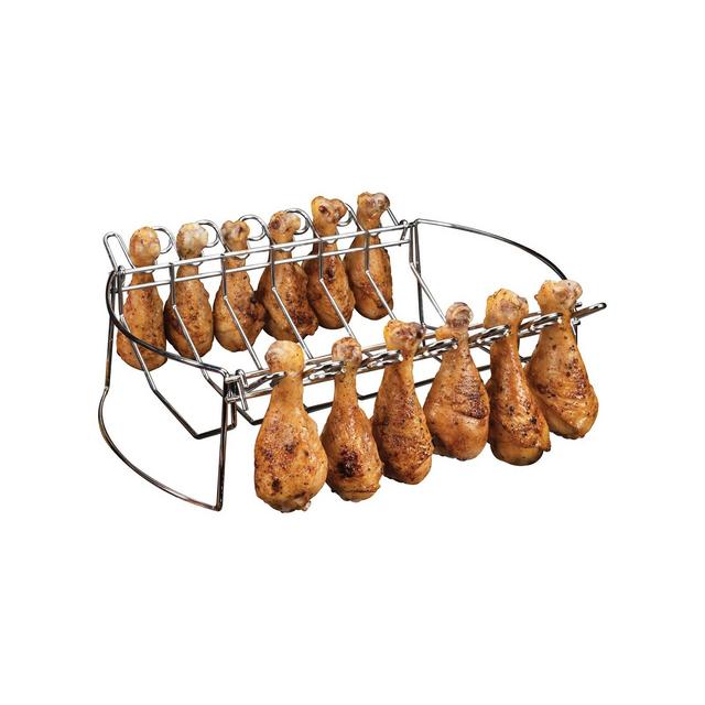 Cuisinart 4-in-1 BBQ Basket and Drumstick Rack