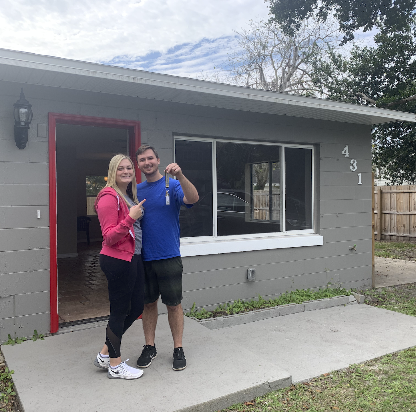 Our first home together