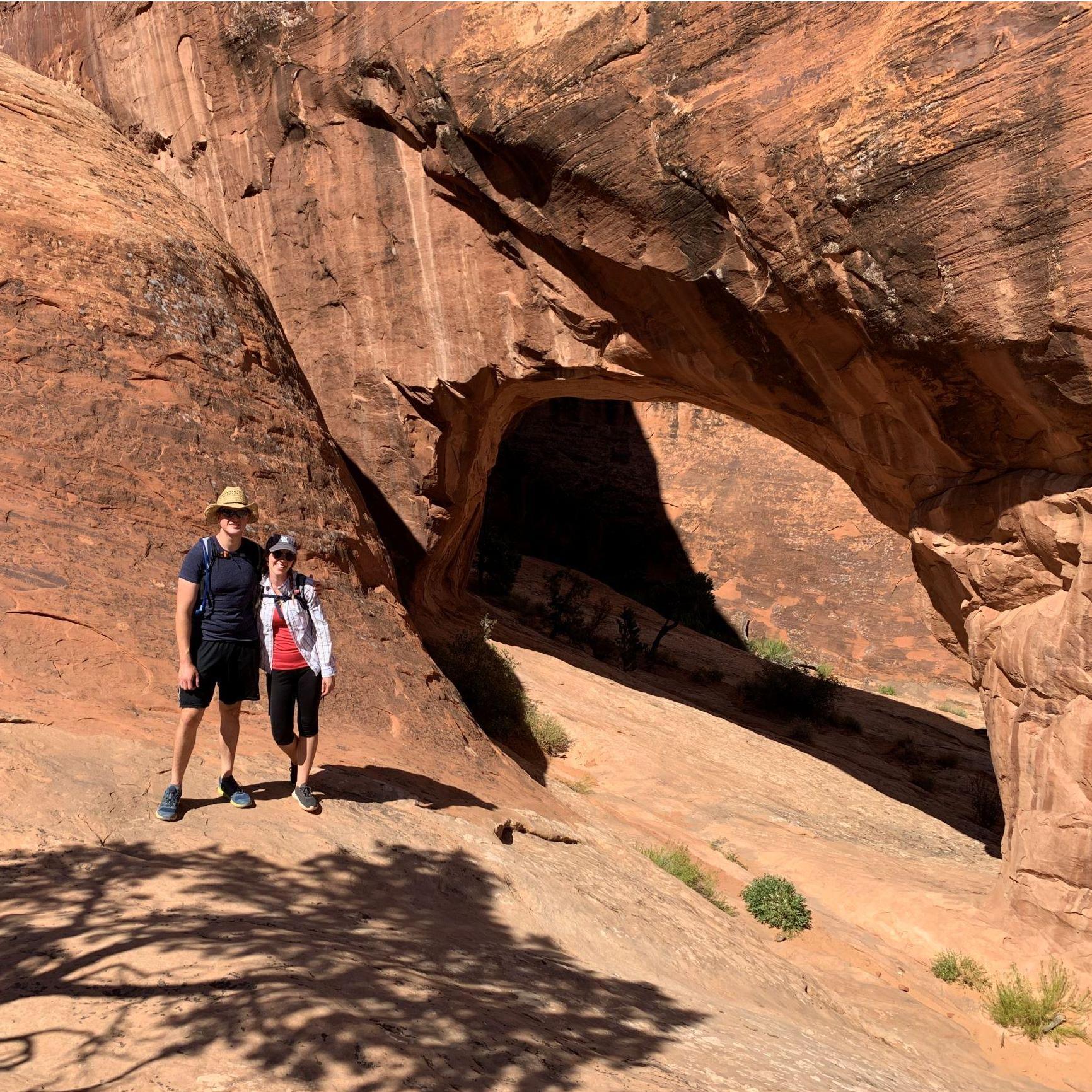 We ruined private arch for another hiker and vice-versa. Photos were taken as recompense.