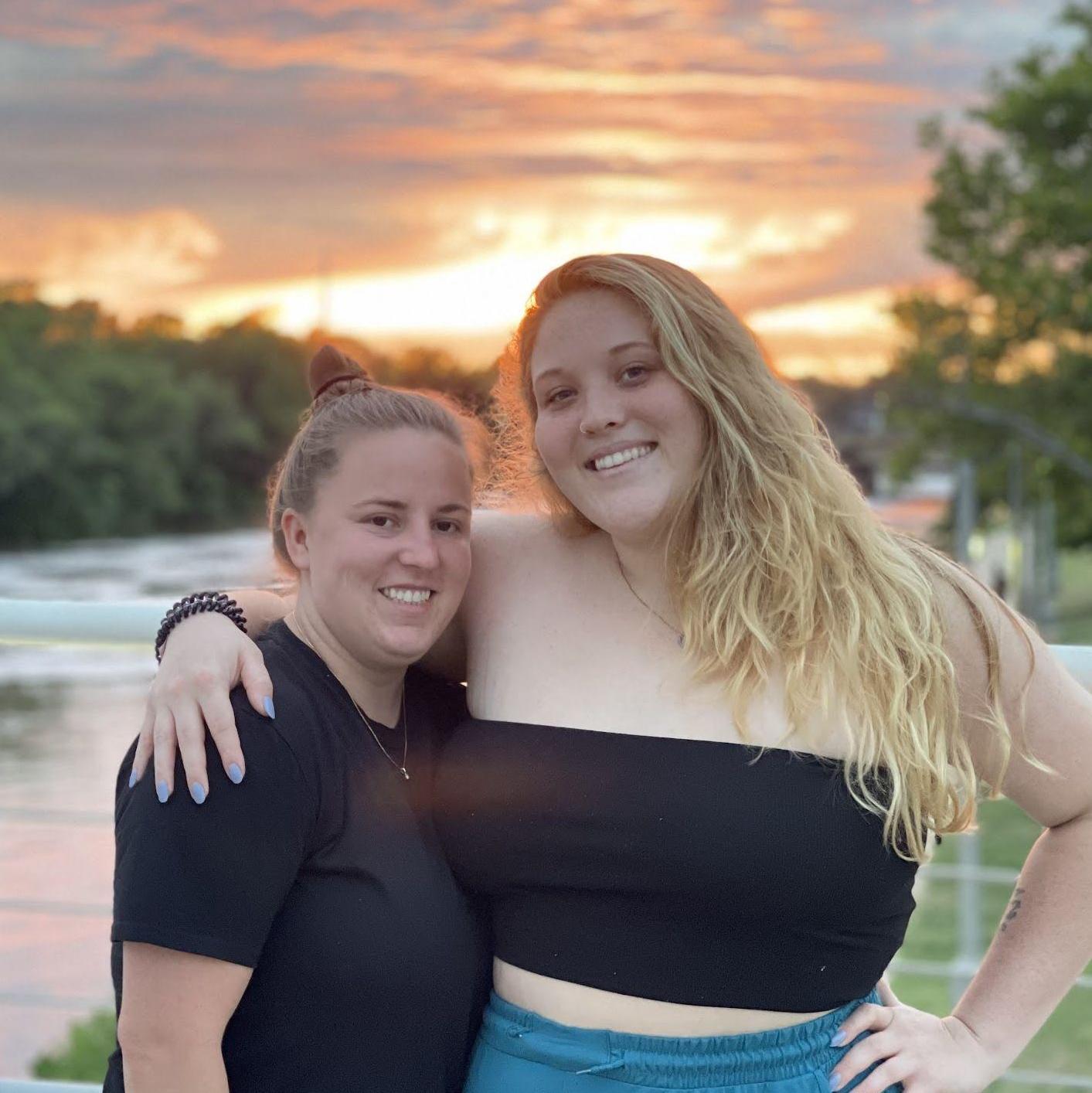 Kansas/Missouri Float Trip 2021 - Sunset at the Keeper of the Plains