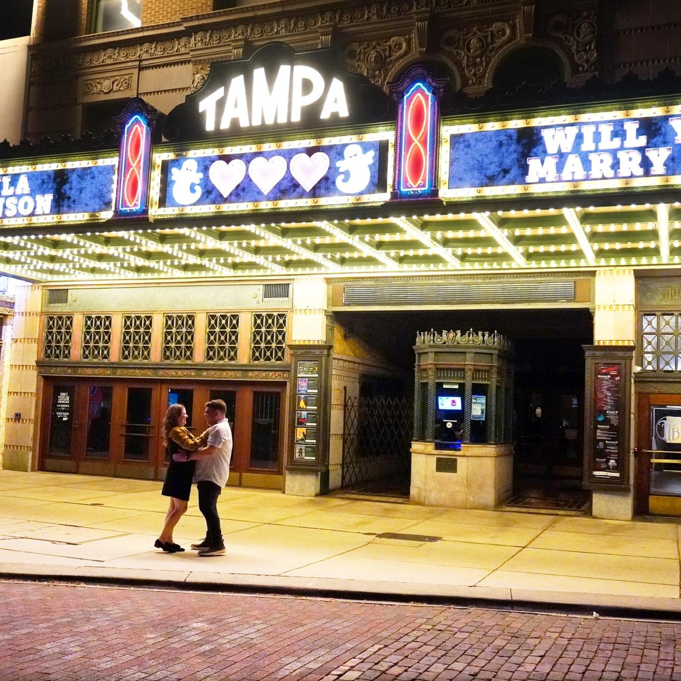 The night we got engaged