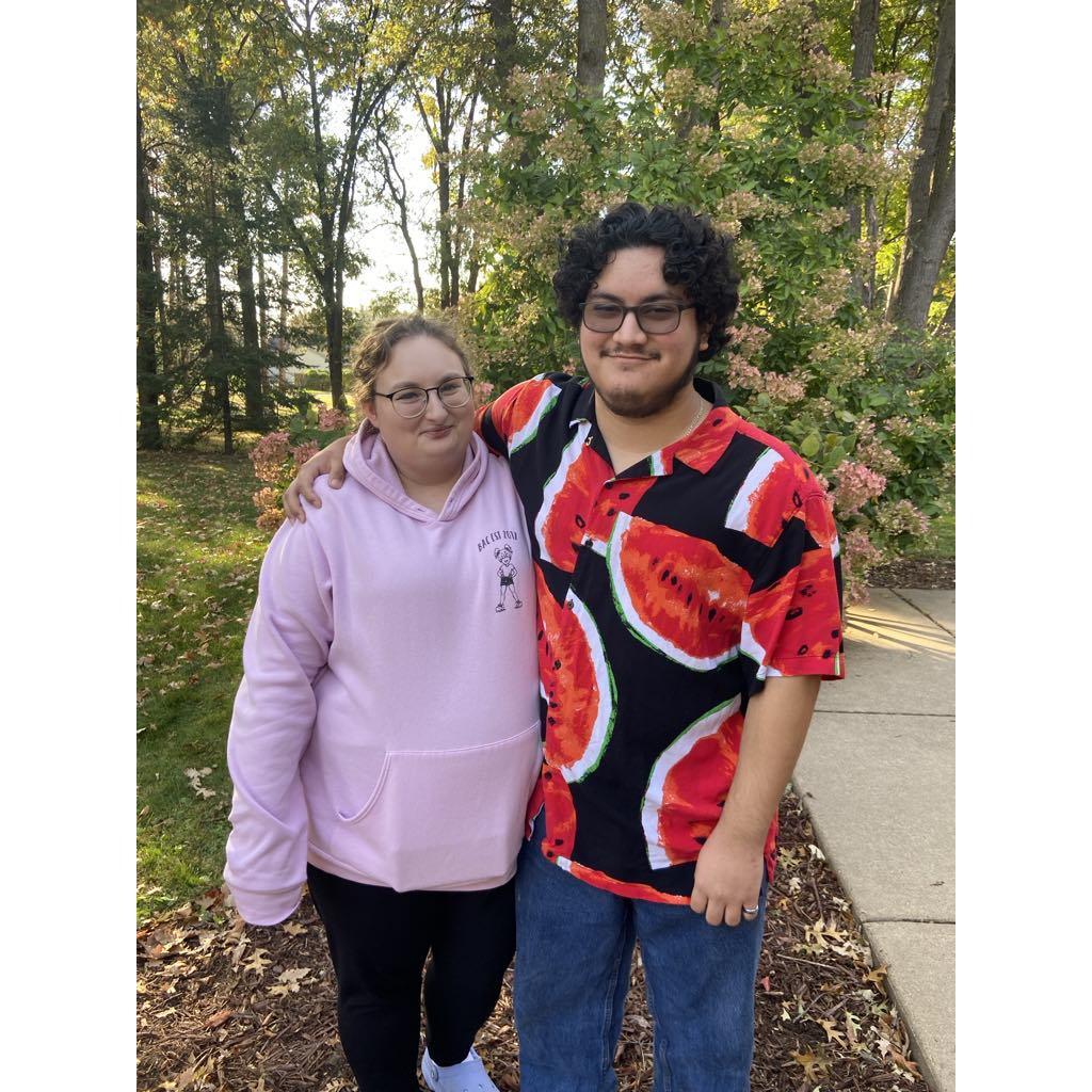 Picture her mom took at her family reunion