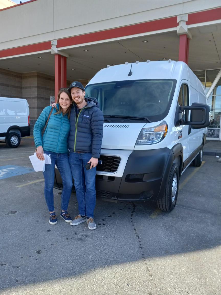 Our new van and home for next year!