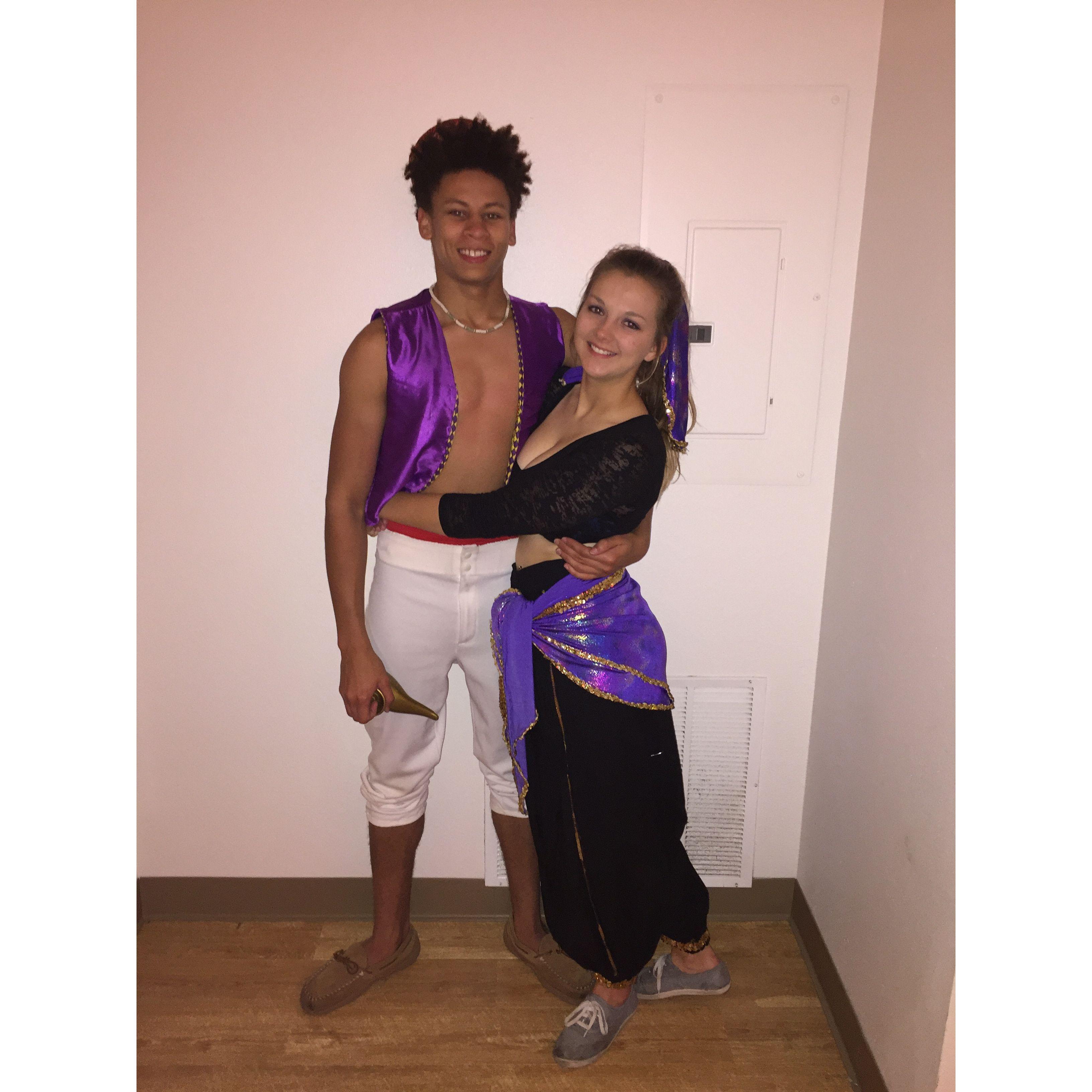 First Halloween together - Disney inspired outfits of course!