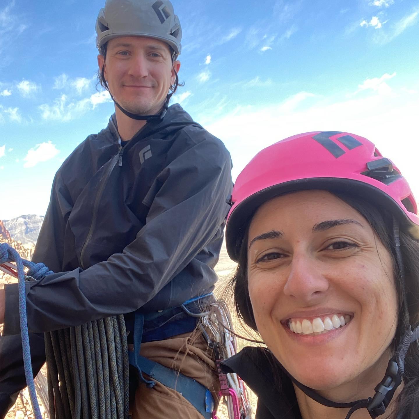 Our first climbing trip to Red Rock Canyon.