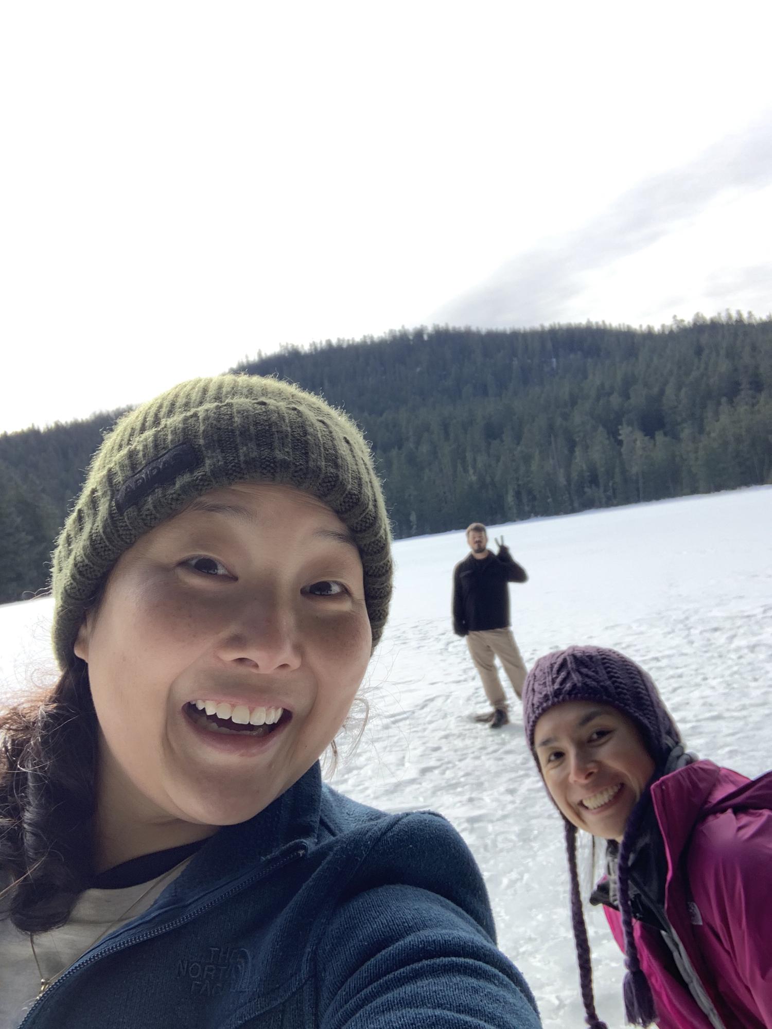 Playin on the frozen lake