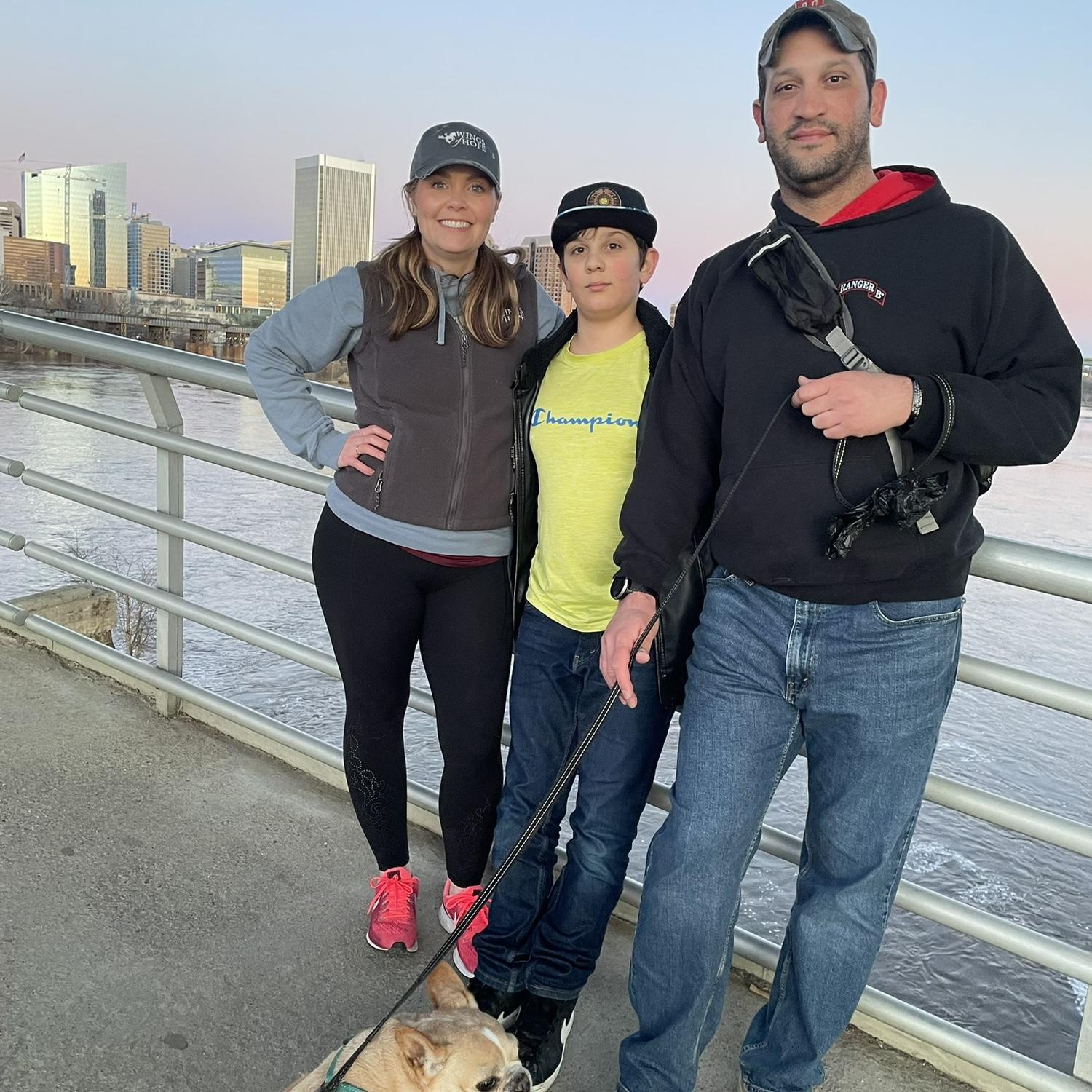 Hike to Byrd Park in Richmond