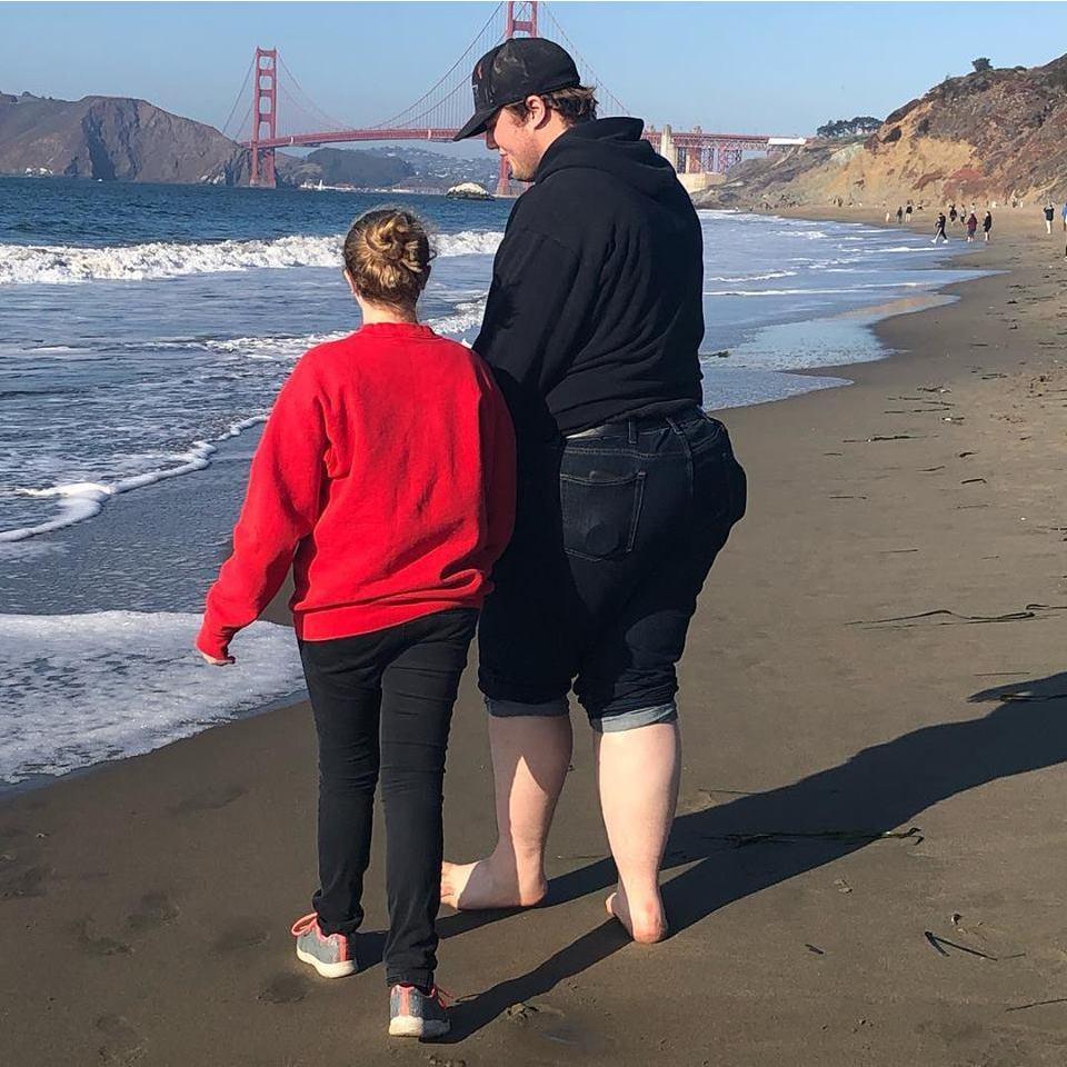 Our first time at Baker Beach