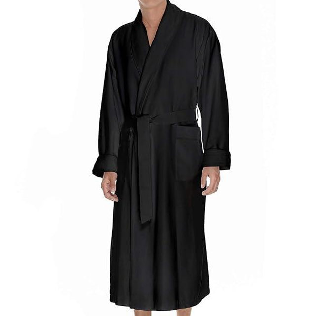 Boca Microfiber Robe for Men, Luxury Hotel, Spa & Resort Bath Robe. Plush Mens Bathrobe with Pockets