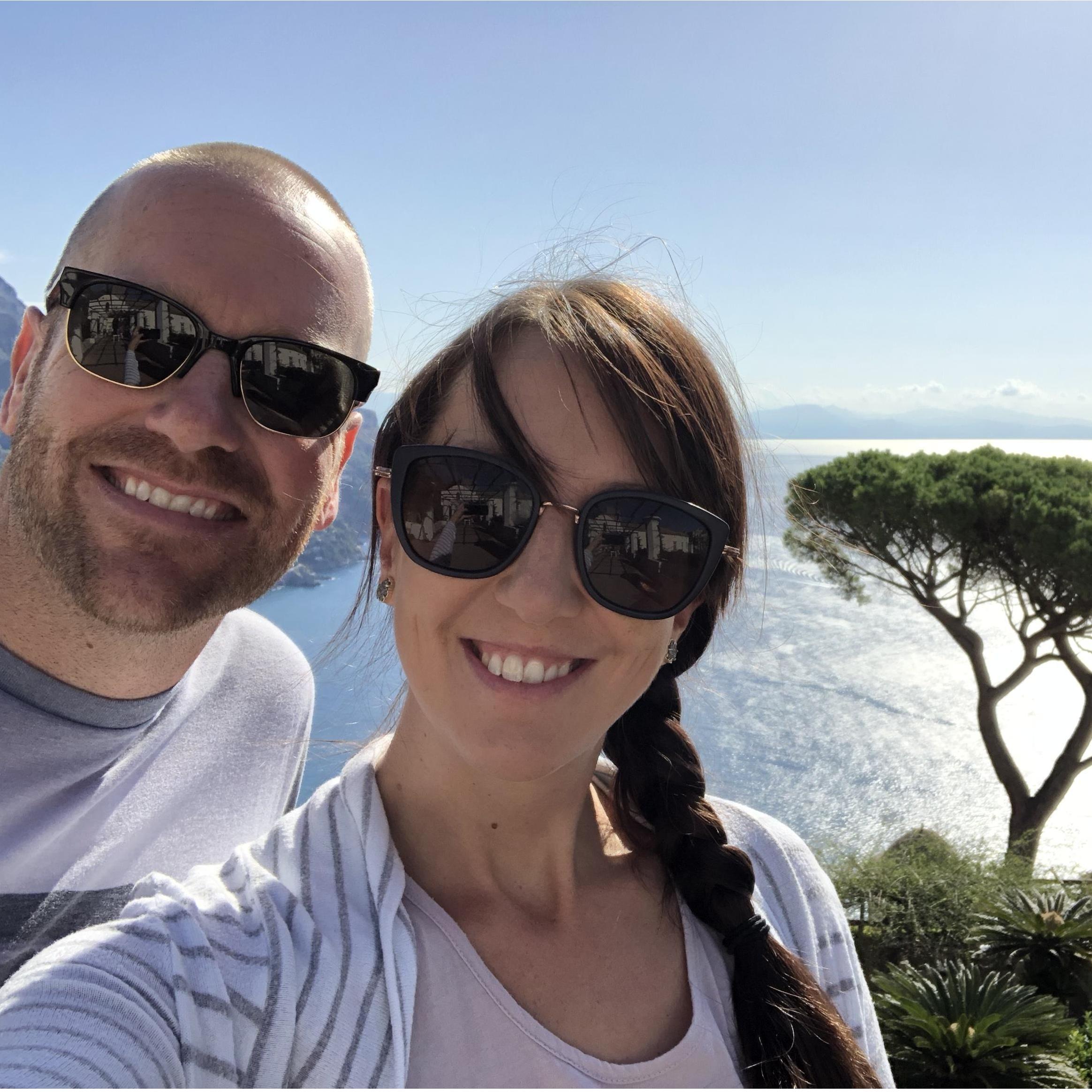Ravello, Italy at the Villa Rufalo
