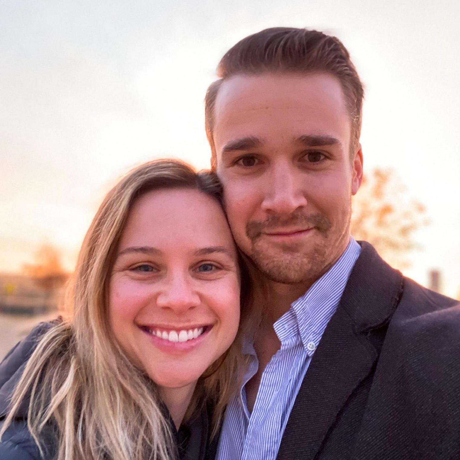 Our first photo together.