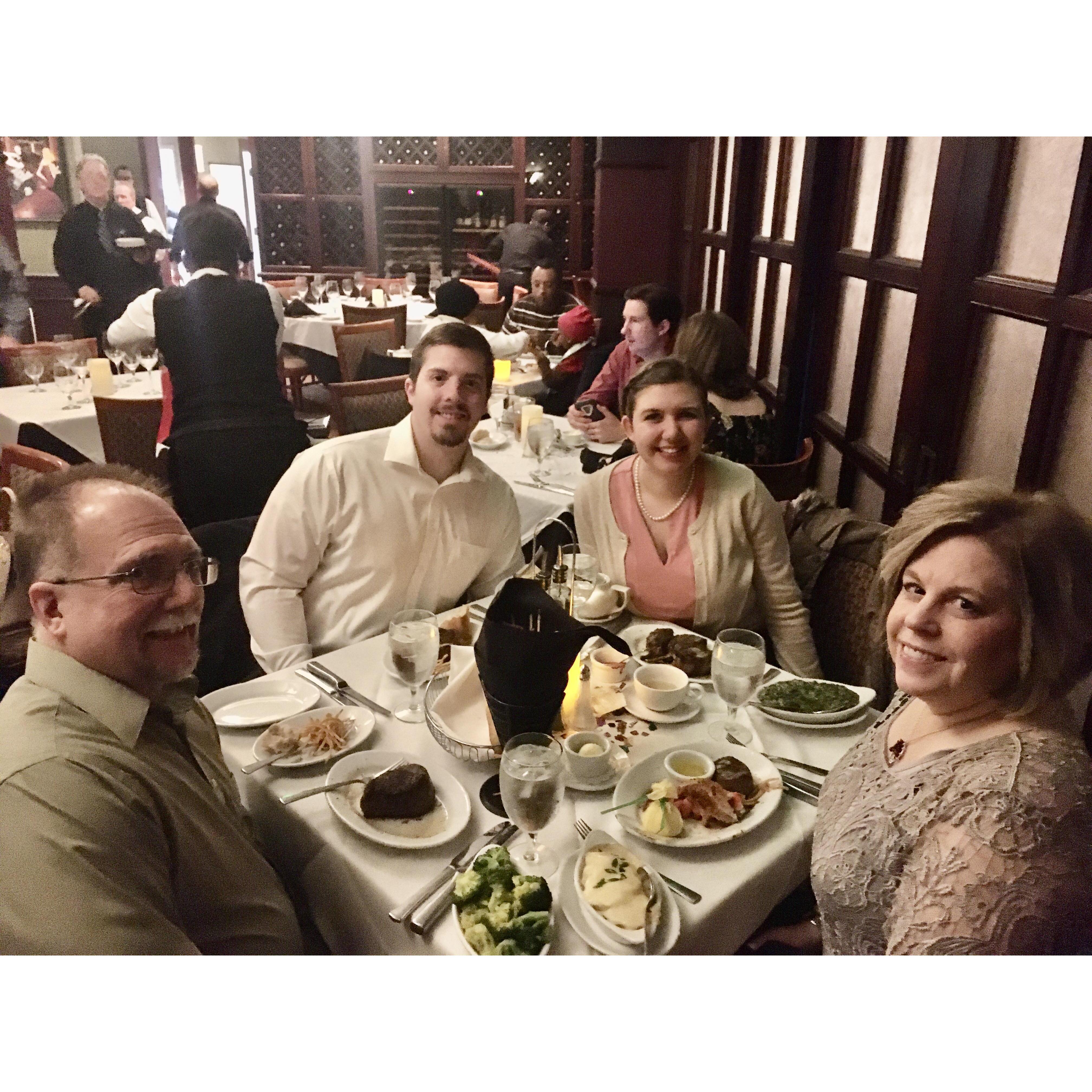 Dinner with David's Parents
January 2020