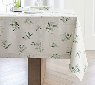 Monique Lhuillier Lily of the Valley Rectangular Cotton Tablecloth