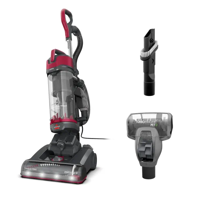 BISSELL CleanView Max Upright Vacuum 4381 12" Cleaning Path Red