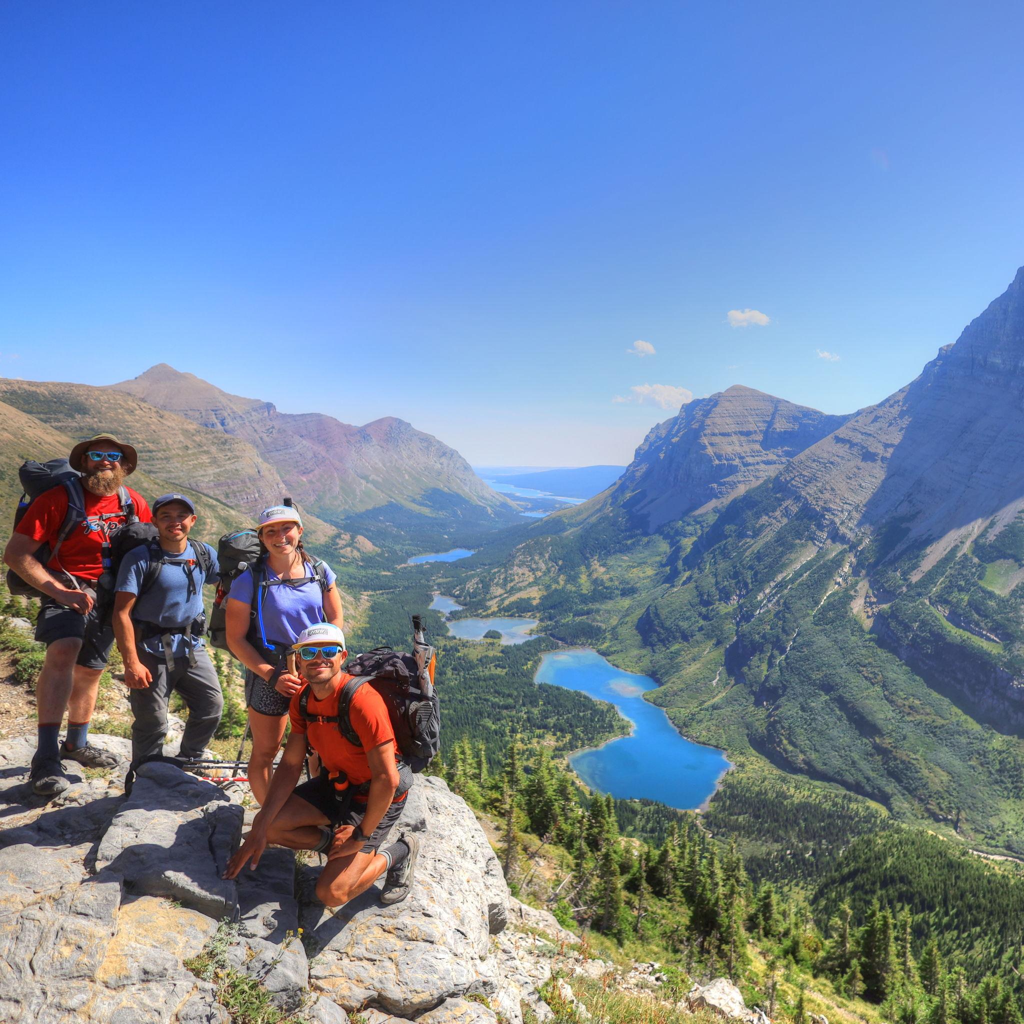 Hiking for 8 days in Glacier/Waterton National Park in the summer of 2024