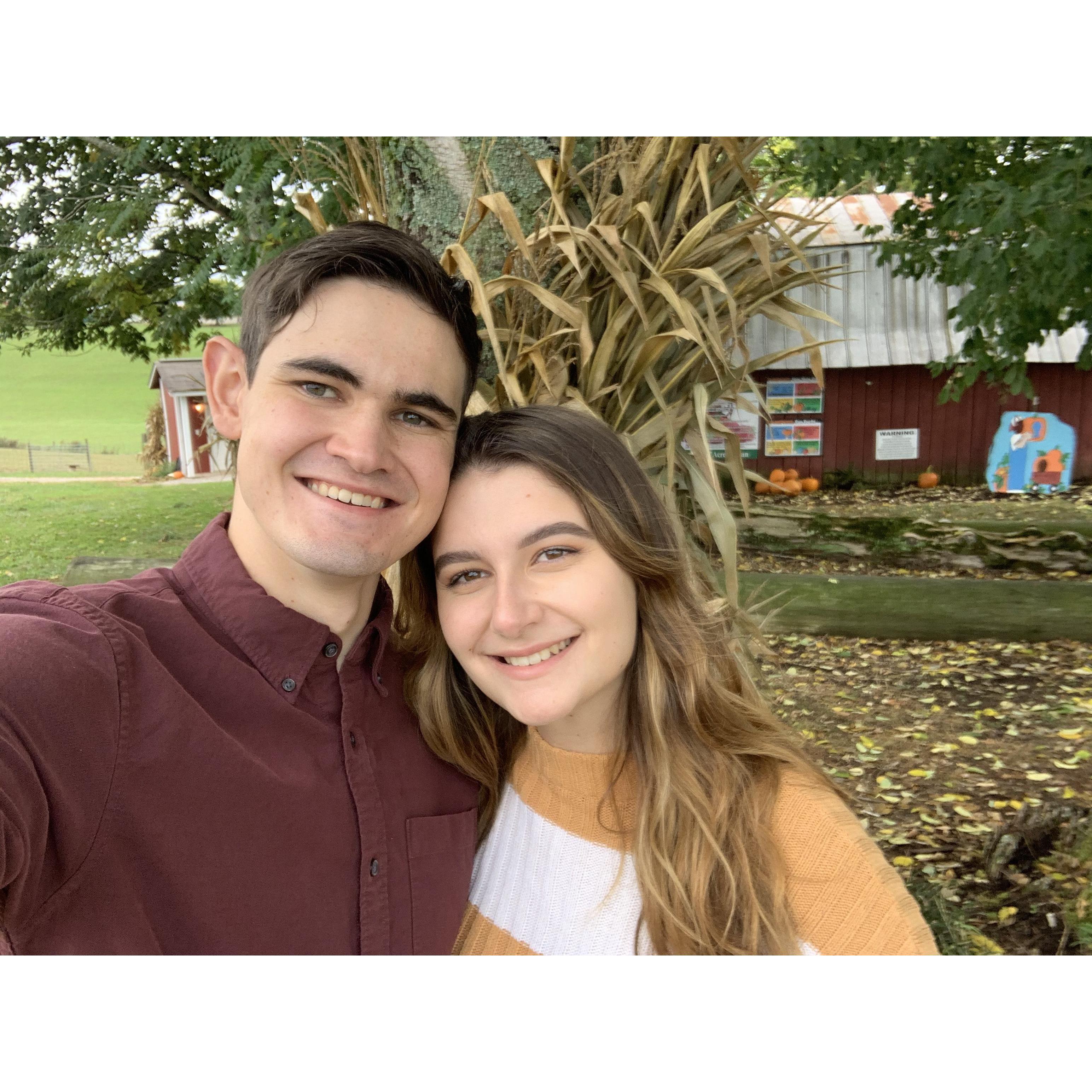 Fun Fall adventures! We got to pick our own pumpkins out of the patch.