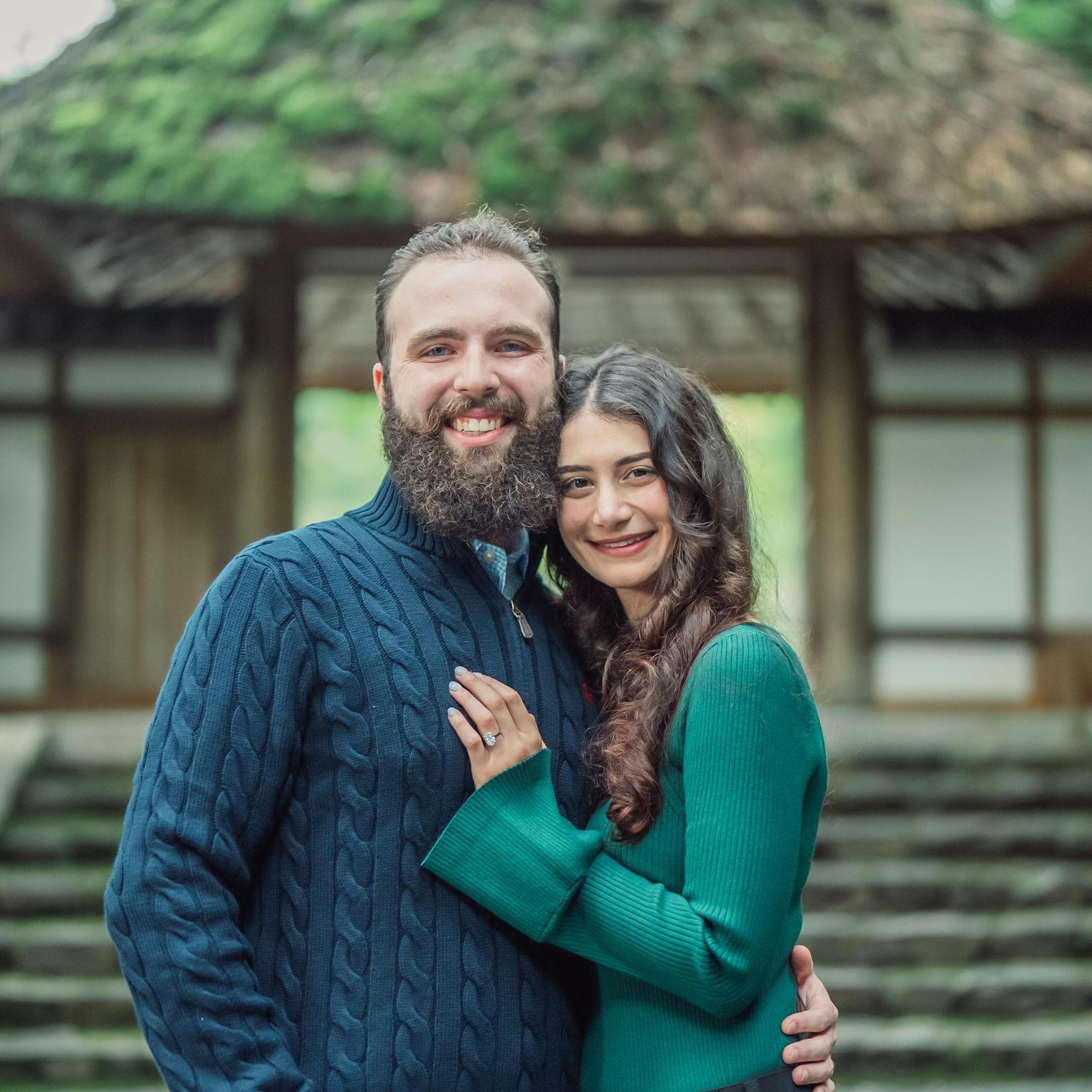 Right After John Proposed To Paria, Kyoto, Japan, 2024.