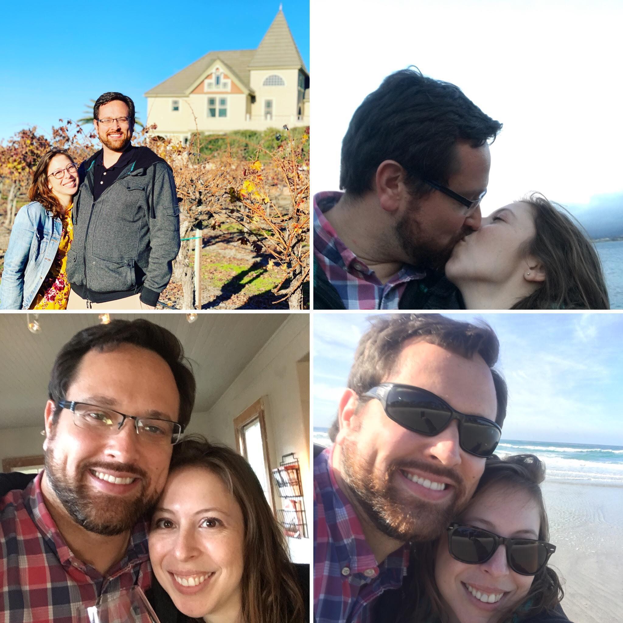 Photos from Andrew's first visit to see Joy in California.