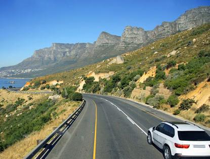 Rental car in South Africa