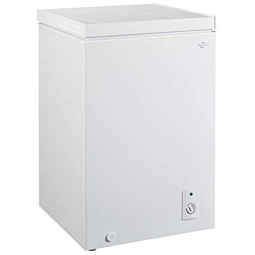 Koolatron KTCF99 3.5 Cubic Foot (99 Liters) Chest Freezer with Adjustable Thermostat