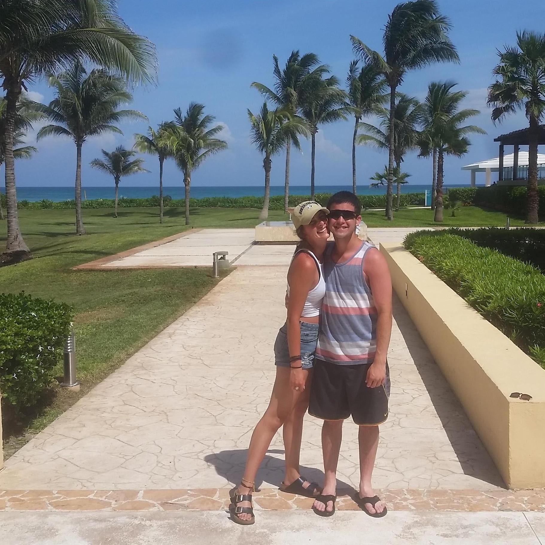 Austin said he did not burn before we left to Mexico, turns out that was false
