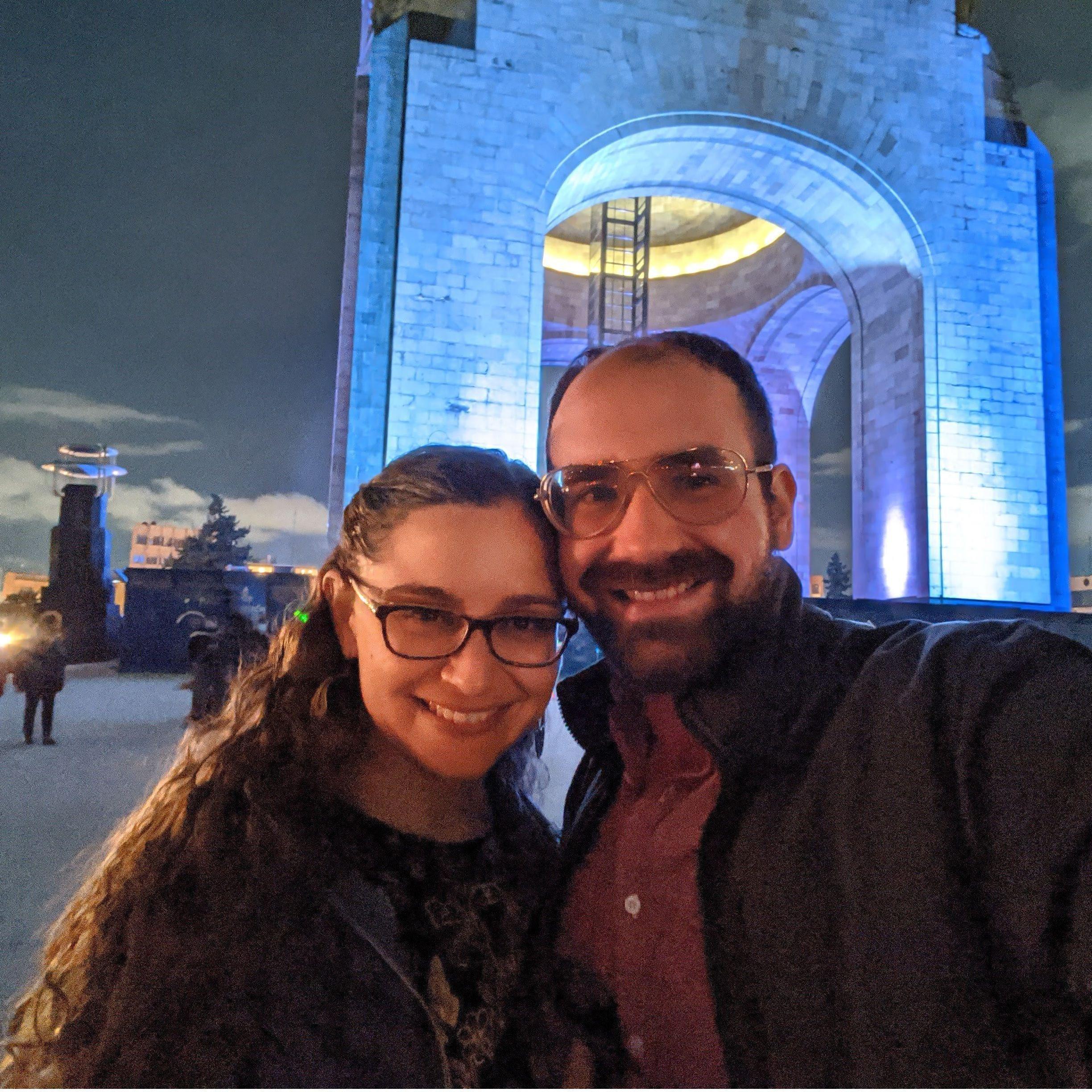 Our first trip together was to Mexico City