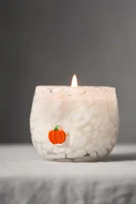 Mystic Confetti Icon Pumpkin Sweet Vanilla Glass Candle