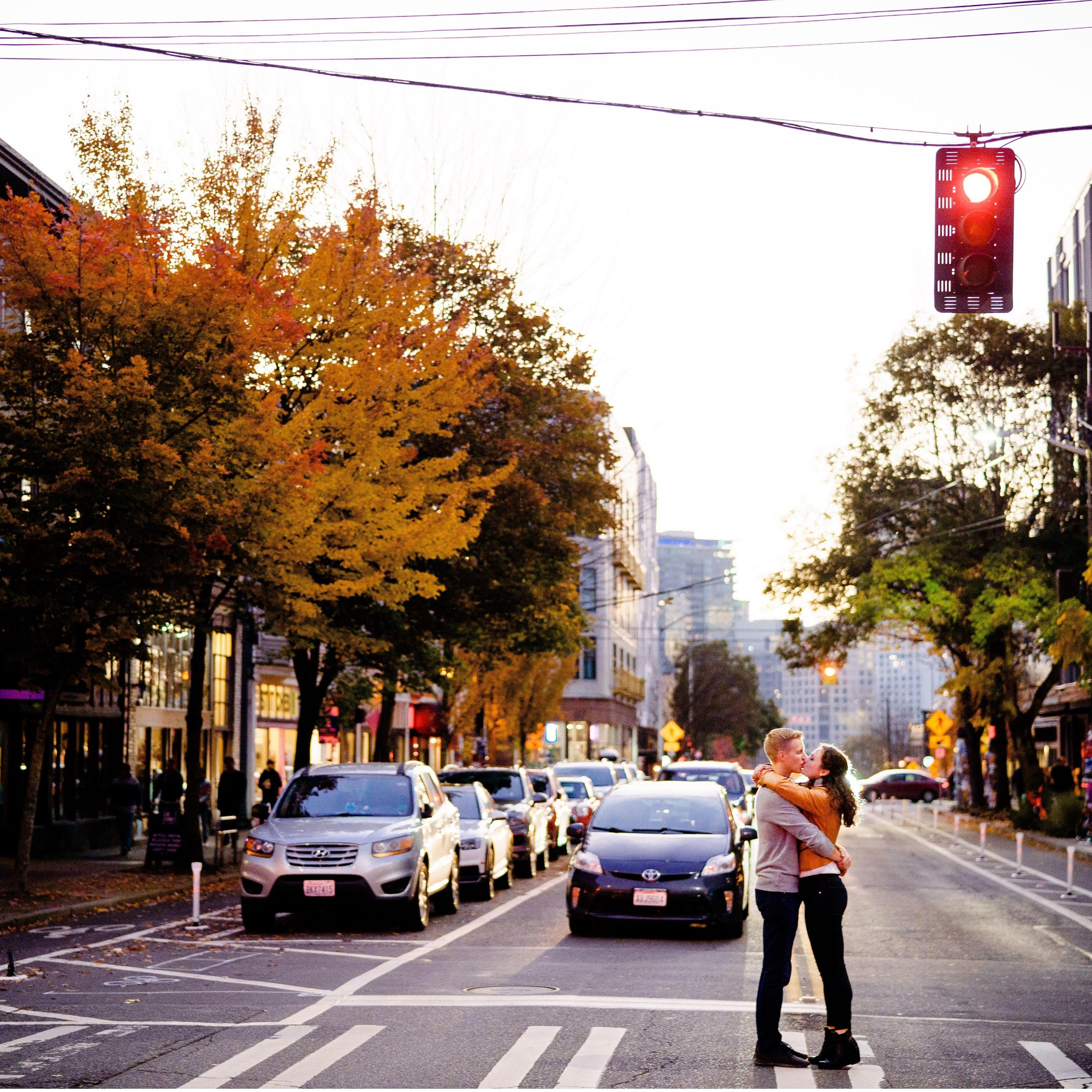 Engagement photos in our hood. Credit @Salt and Pine Photography.